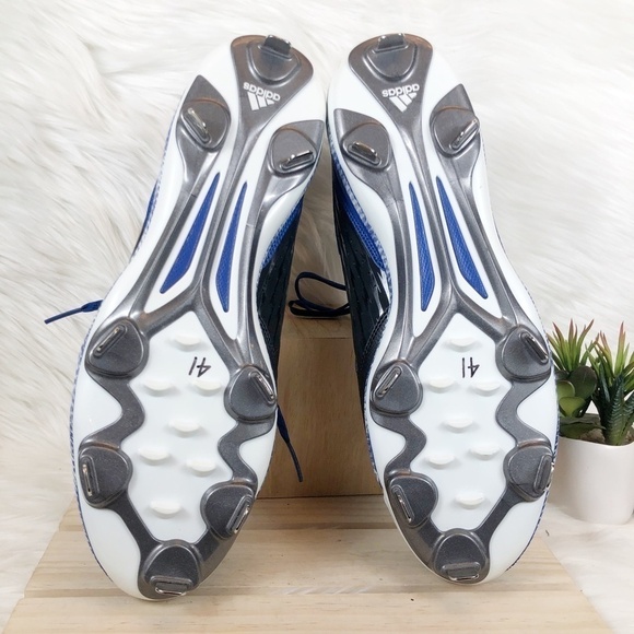 Adidas PowerAlley 3 Core Blue Baseball Cleats - Picture 4 of 7